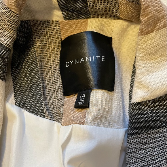 DYNAMITE linen blazer - Picture 3 of 6